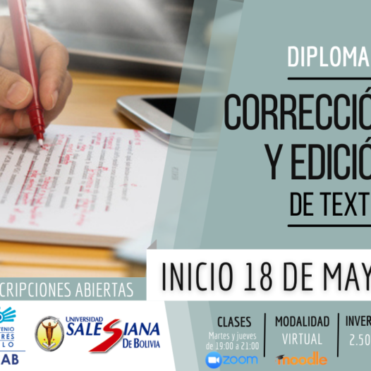 Diplomado: Corrección y Edición de Textos (II Versión)