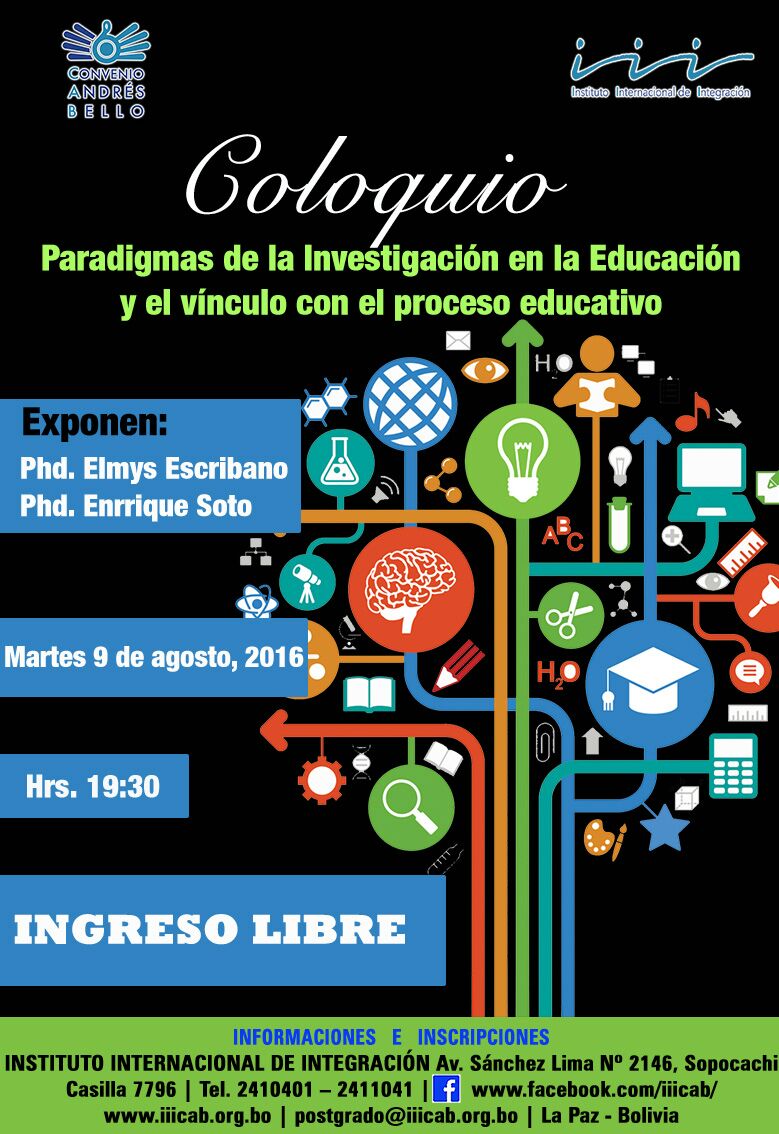 Coloquio: Paradigmas de la Investigación en la Educación y el vínculo con el proceso educativo
