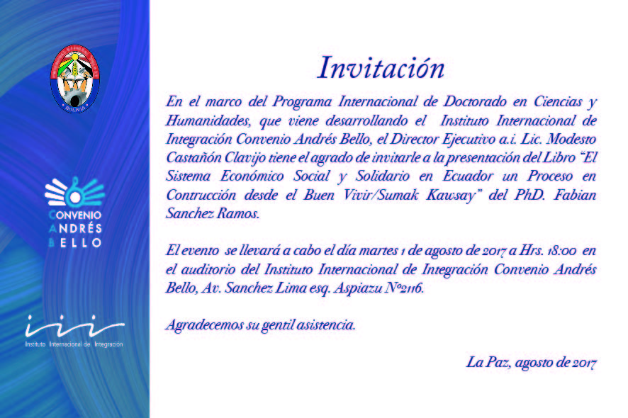 Presentación del Libro del Programa Doctoral