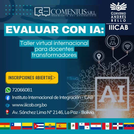 Evaluar con IA: Taller virtual internacional para docentes transformadores